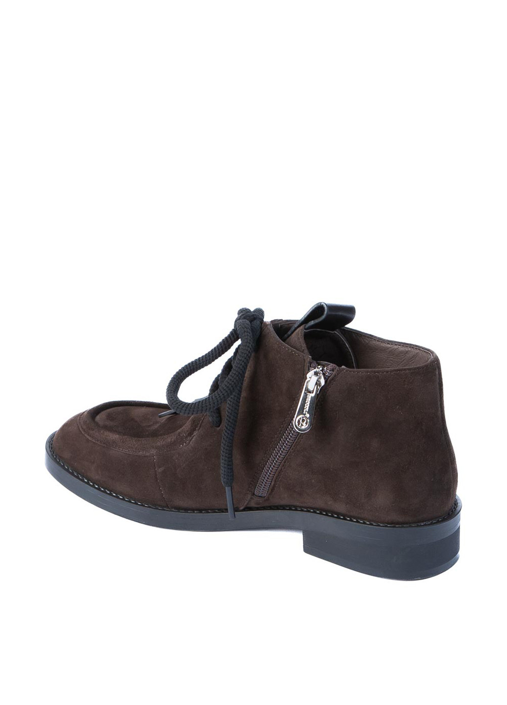 Осенние ботинки Brocoli завязки, люверсы из натуральной замши