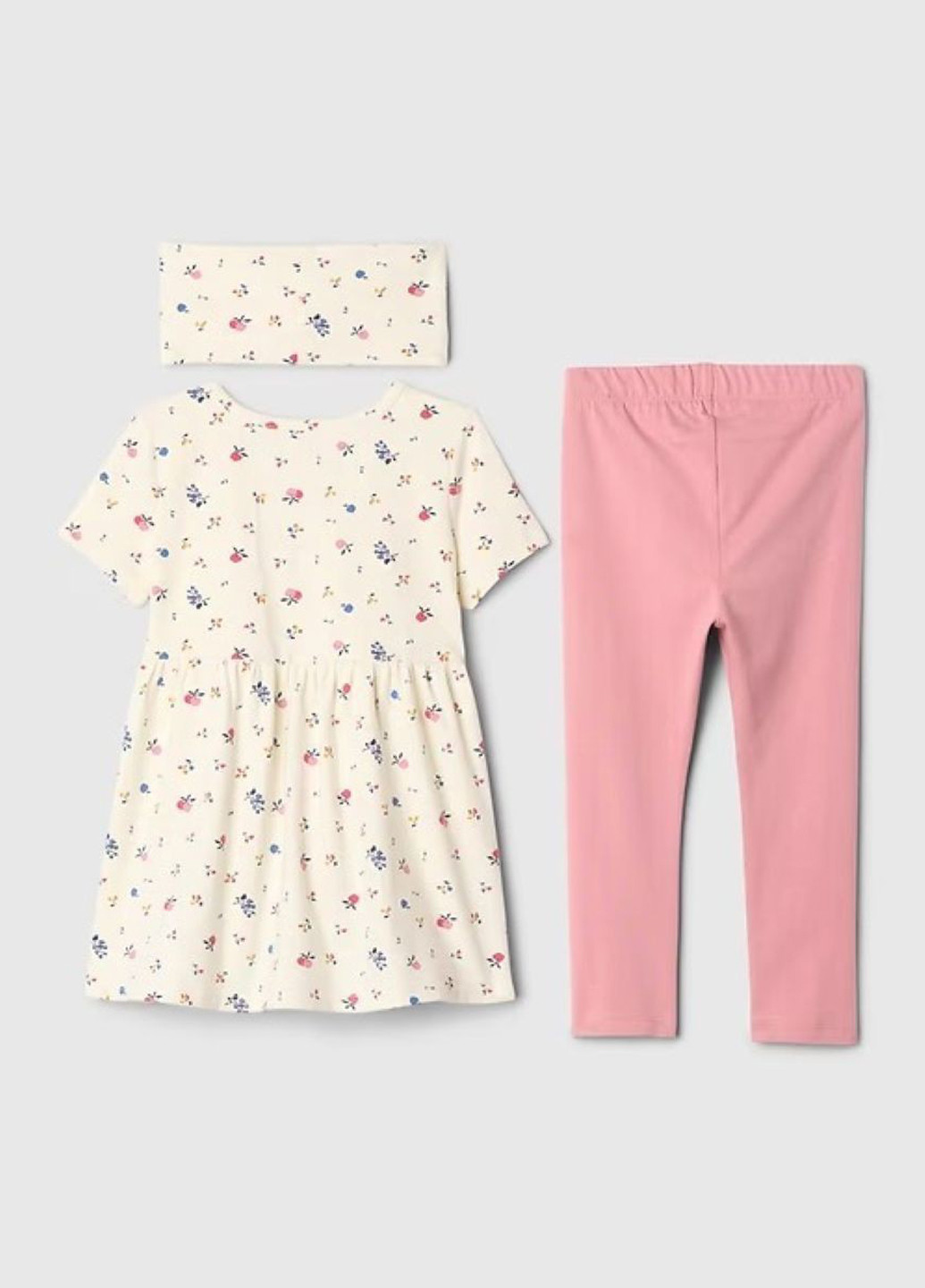 Комбінований літній комплект (сукня, легінси, пов'язка) Gap