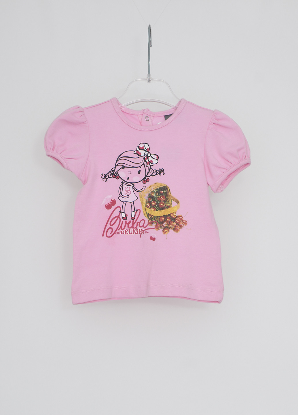 Рожева літня футболка з коротким рукавом Birba