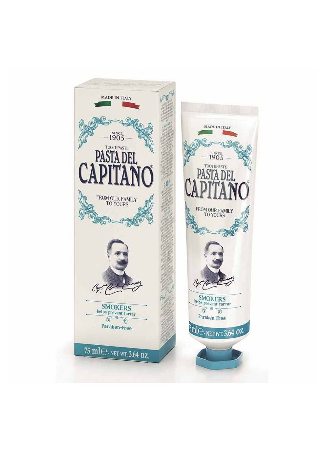 Зубная паста "1905 Для курильщиков" Pasta del Capitano бесцветная
