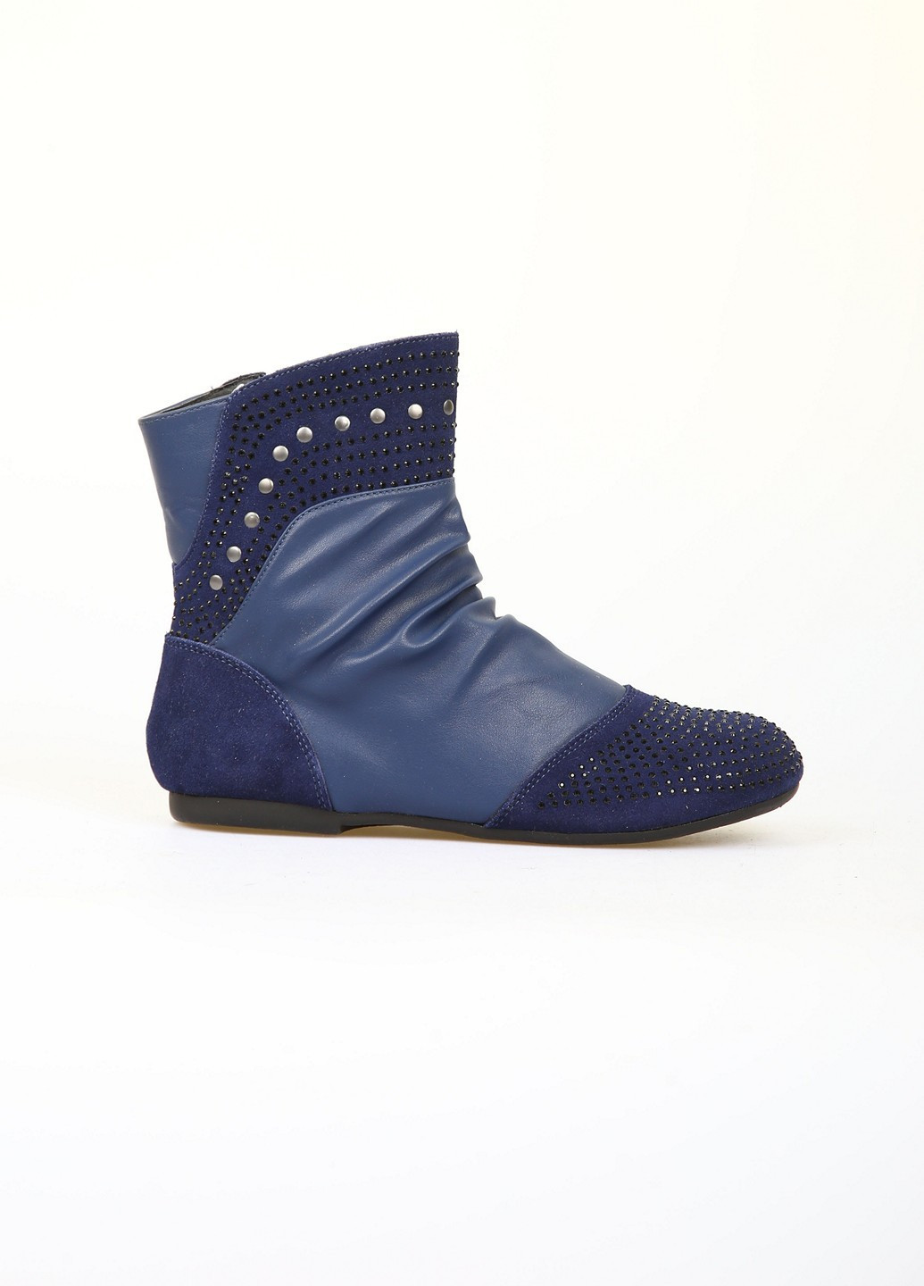 Синие кэжуал осенние ботинки Шалунишка