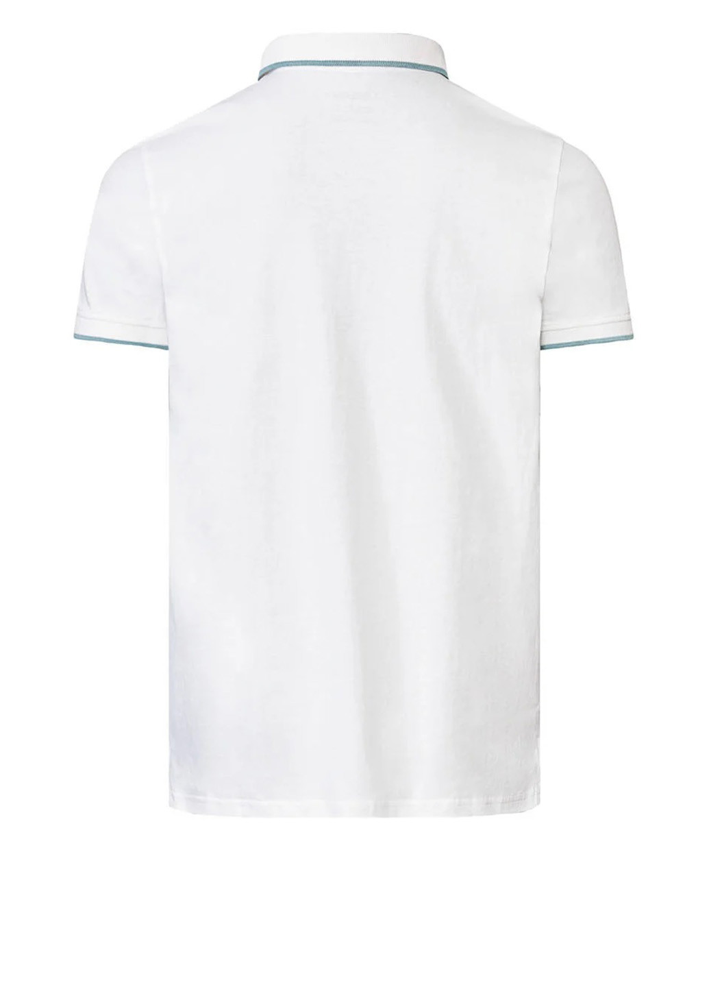 Молочная футболка-поло для мужчин Livergy в полоску