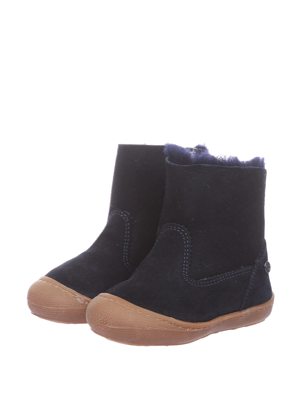 Темно-синие кэжуал зимние ботинки Naturino