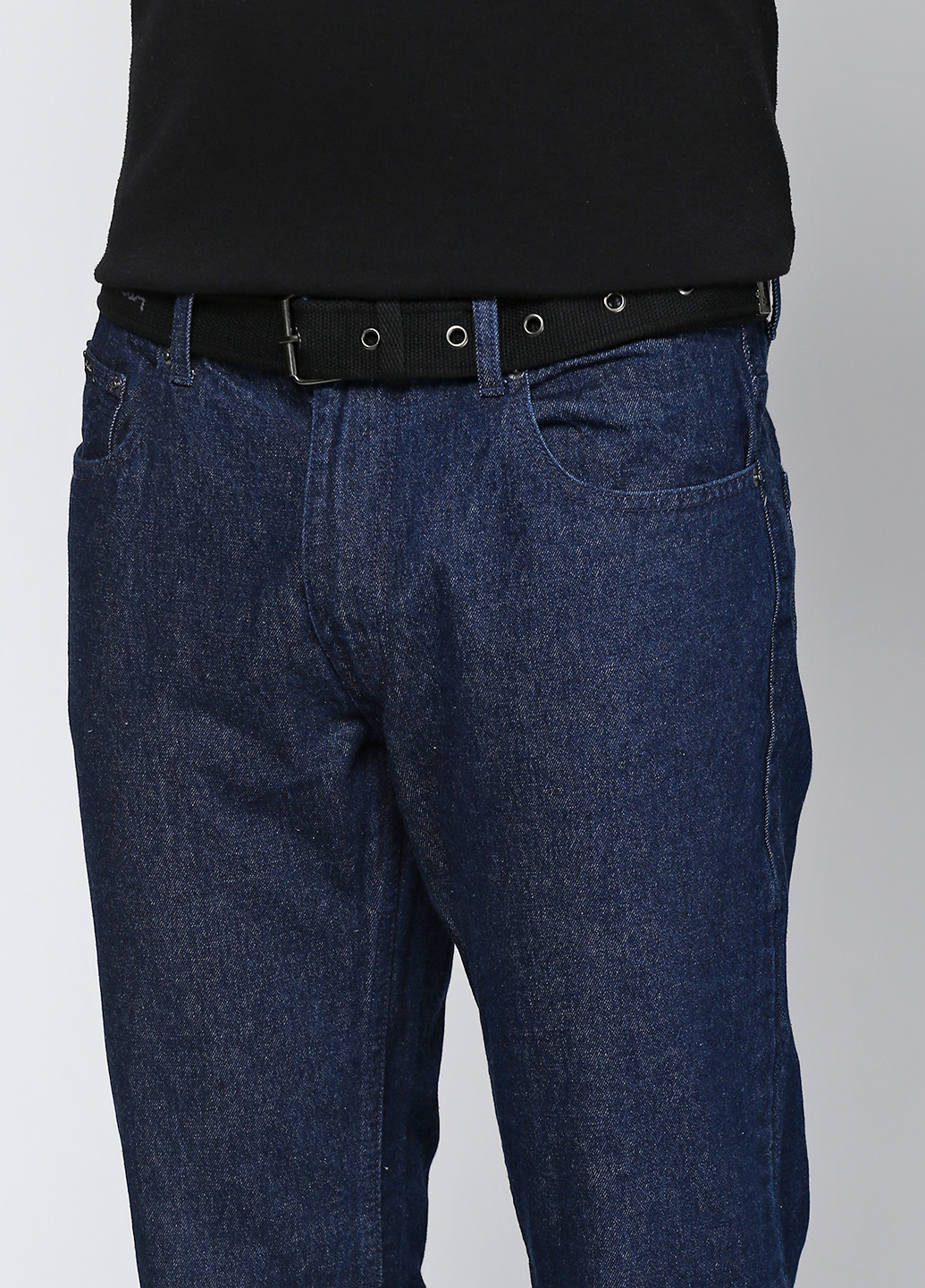 Синие демисезонные прямые джинсы Pierre Cardin