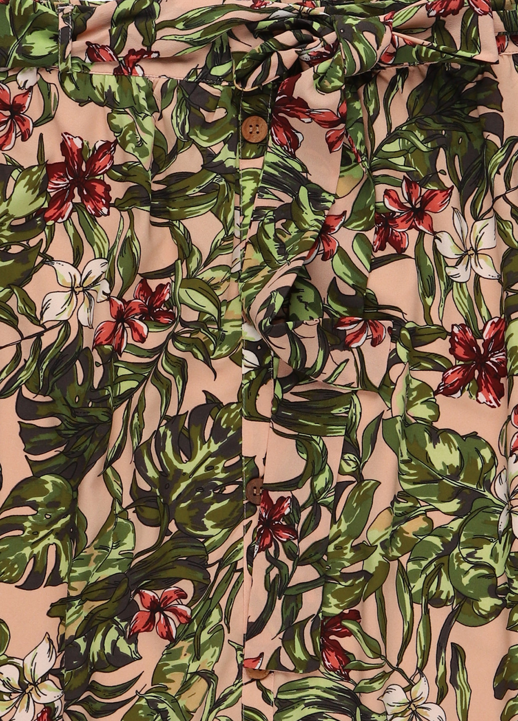 Бежевая кэжуал цветочной расцветки юбка Junarose карго