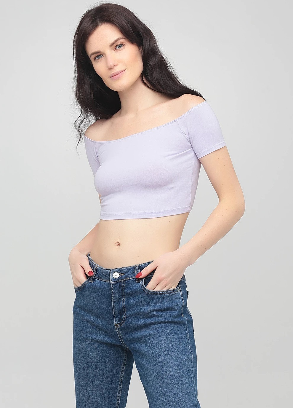 Топ однотонний кежуал Asos (253538132)