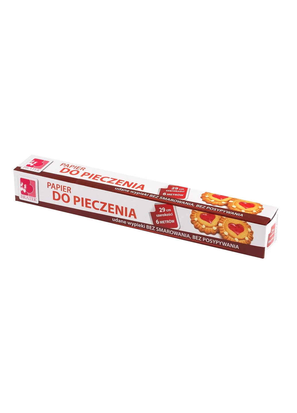 Папір для випічки коричневий 6м\29см\BOX Bratek (254094993)