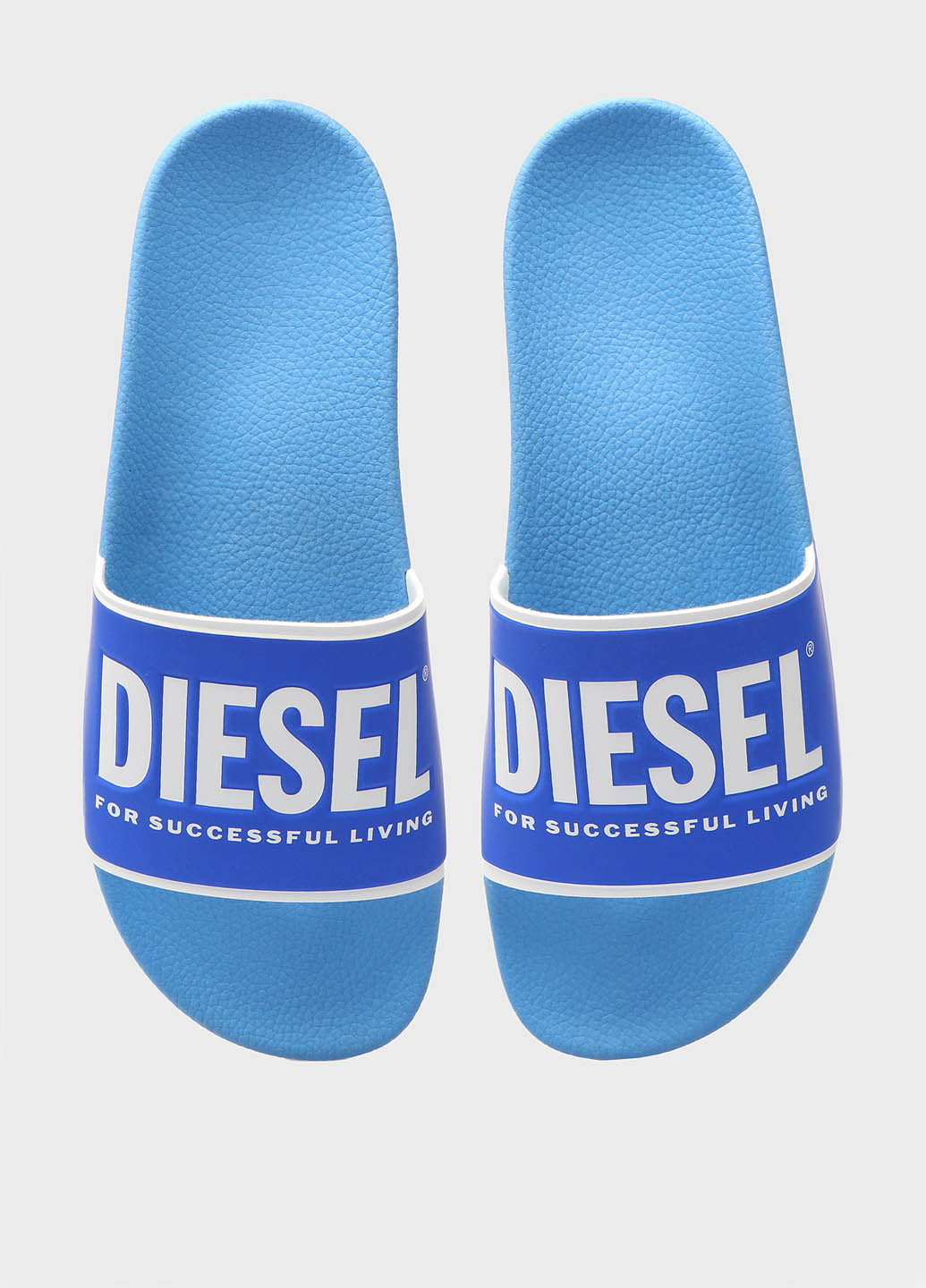 Синие кэжуал шлепанцы Diesel