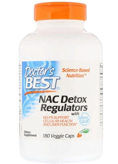 NAC Detox Regulators 180 Veg Caps DRB-00517 Doctor's Best (256380254)