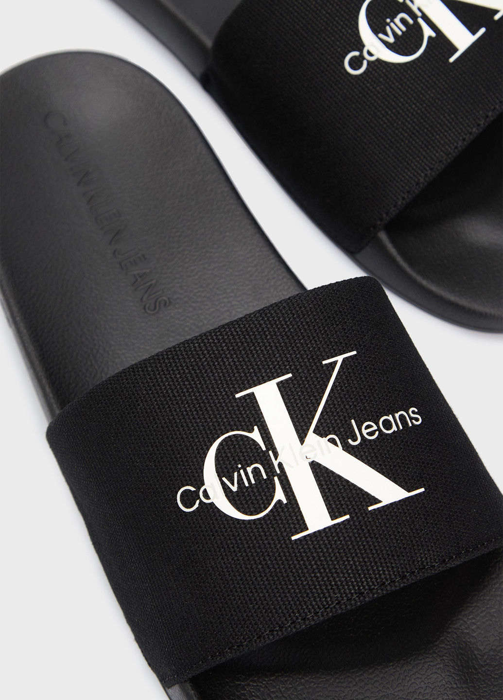 Черные пляжные, кэжуал шлепанцы Calvin Klein Jeans