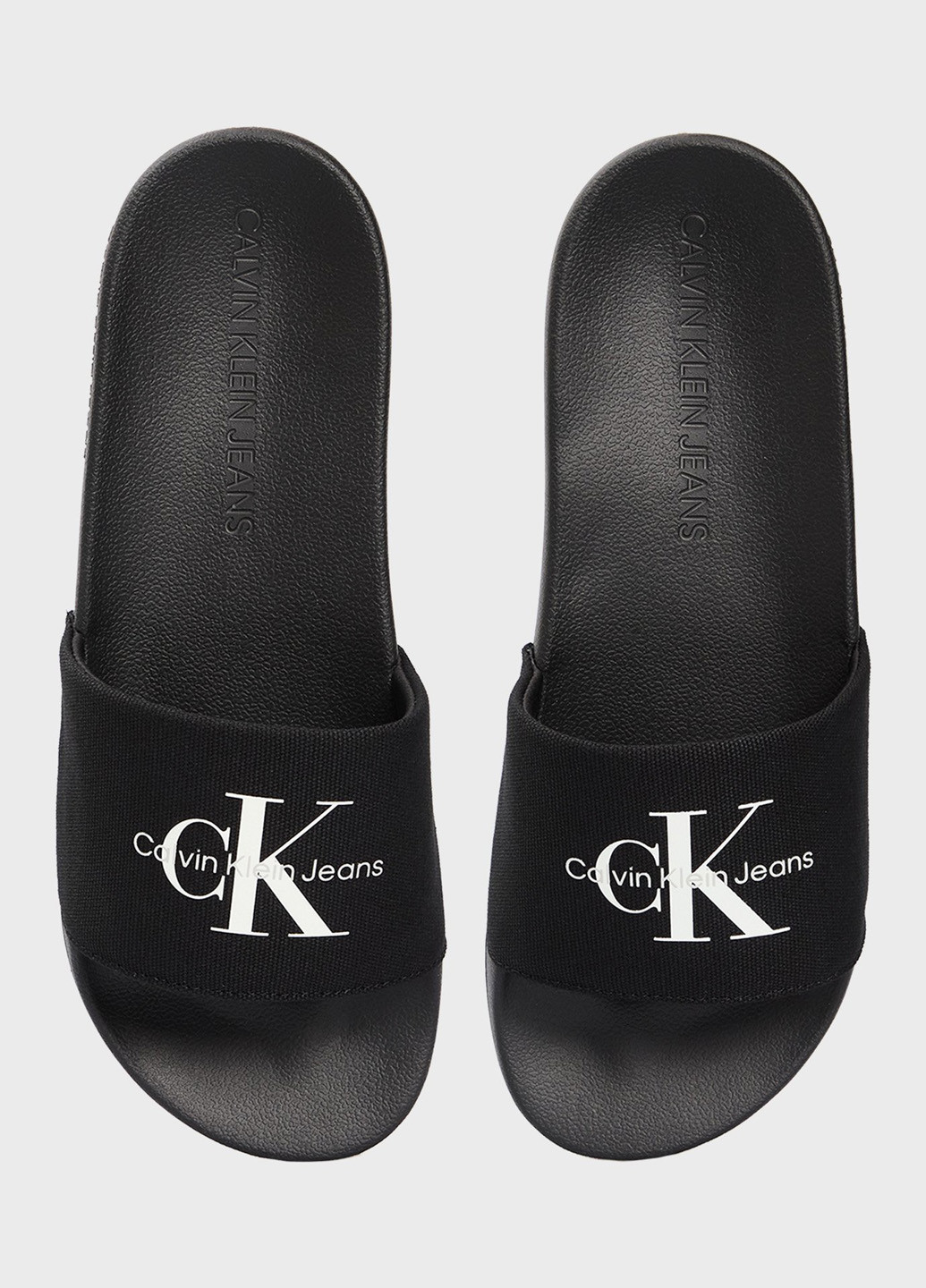 Черные пляжные, кэжуал шлепанцы Calvin Klein Jeans