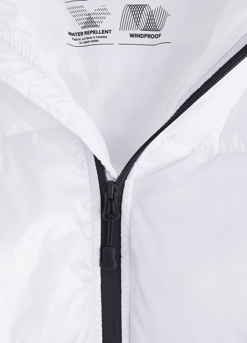 Біла демісезонна куртка H&M