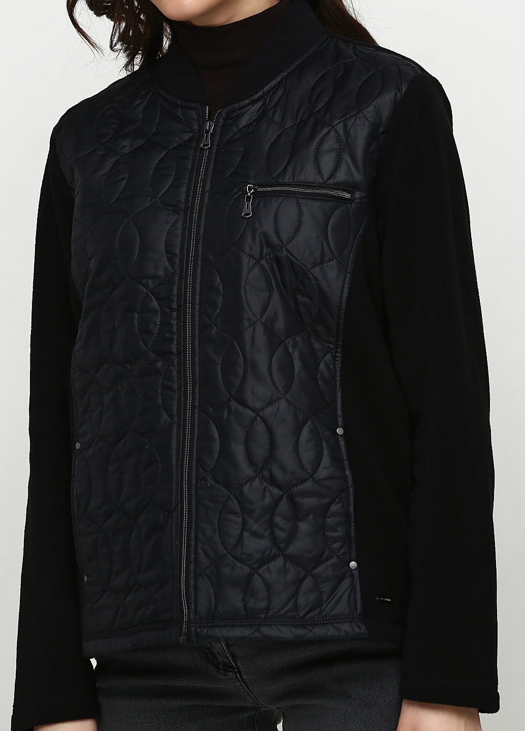 Чорна демісезонна куртка Brandtex Collection