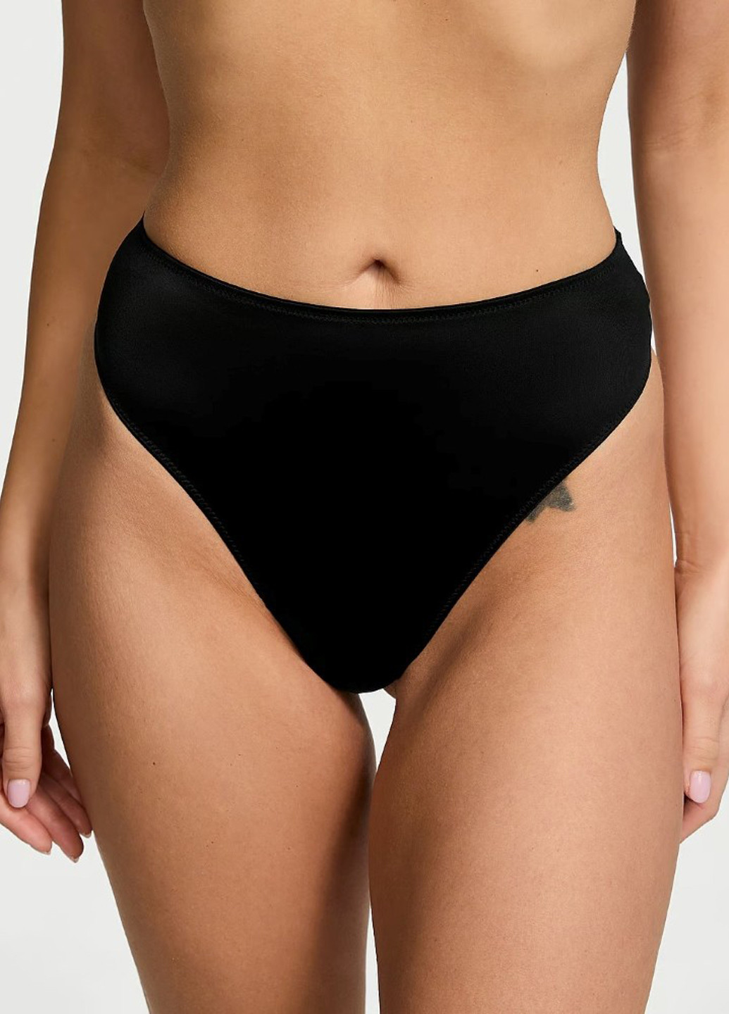 Черный демисезонный комплект (бюстгальтер, трусики) Victoria's Secret