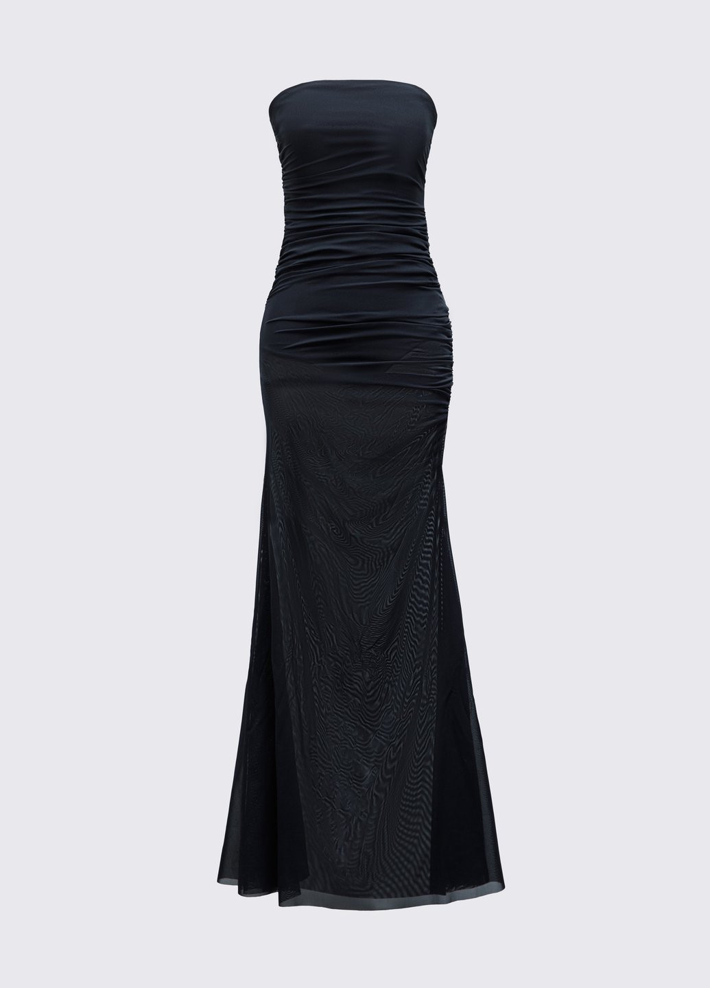 Чорна кежуал, вечірня сукня бандо Gepur однотонна