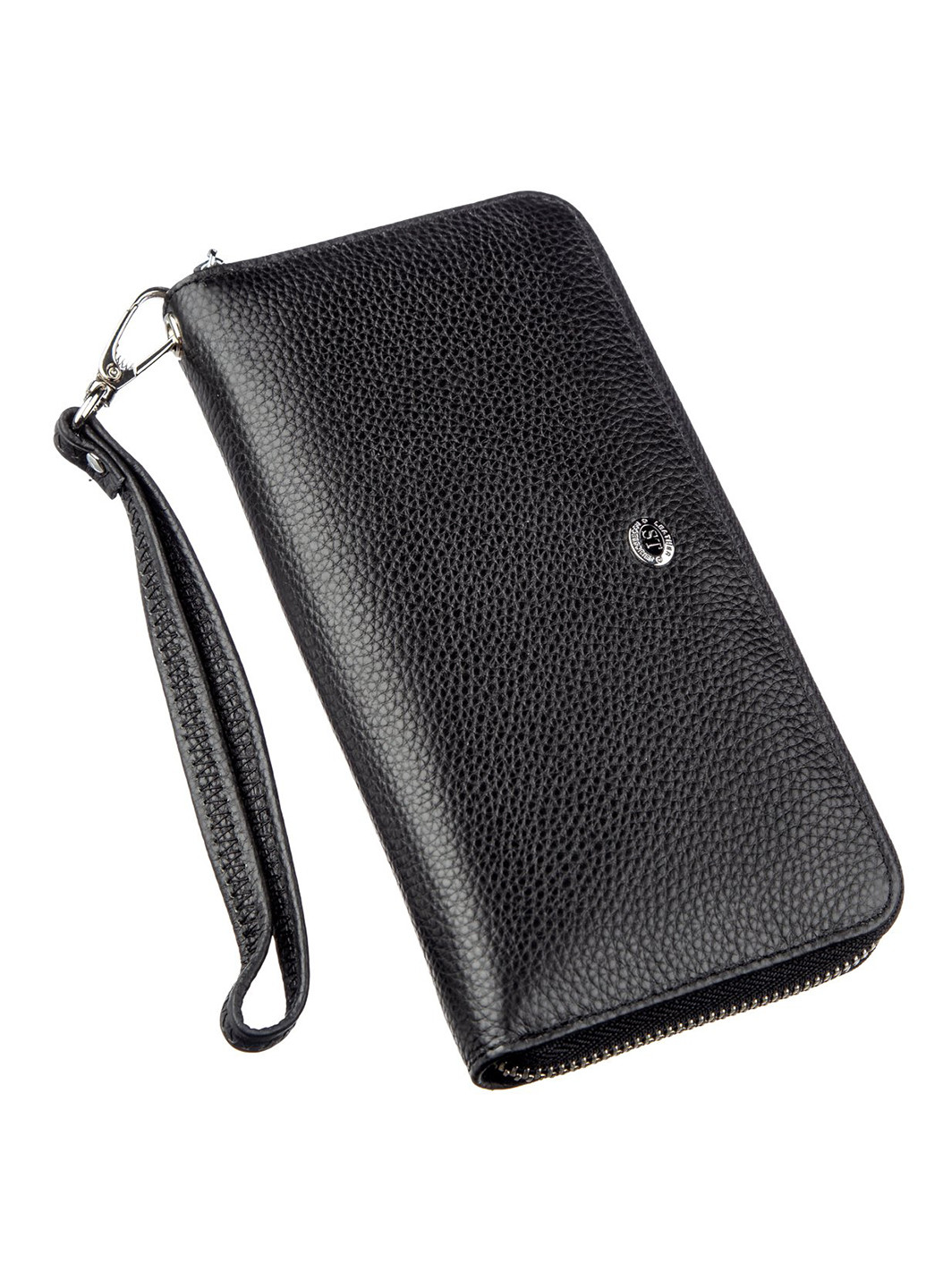 Жіночий шкіряний гаманець-клатч 10х19,5 см st leather (229459149)