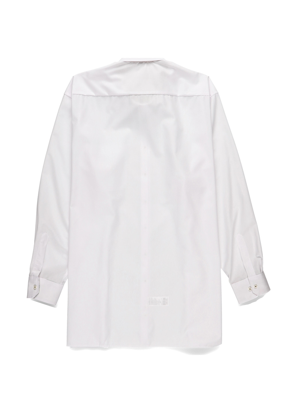 Белая кэжуал рубашка однотонная Eterna