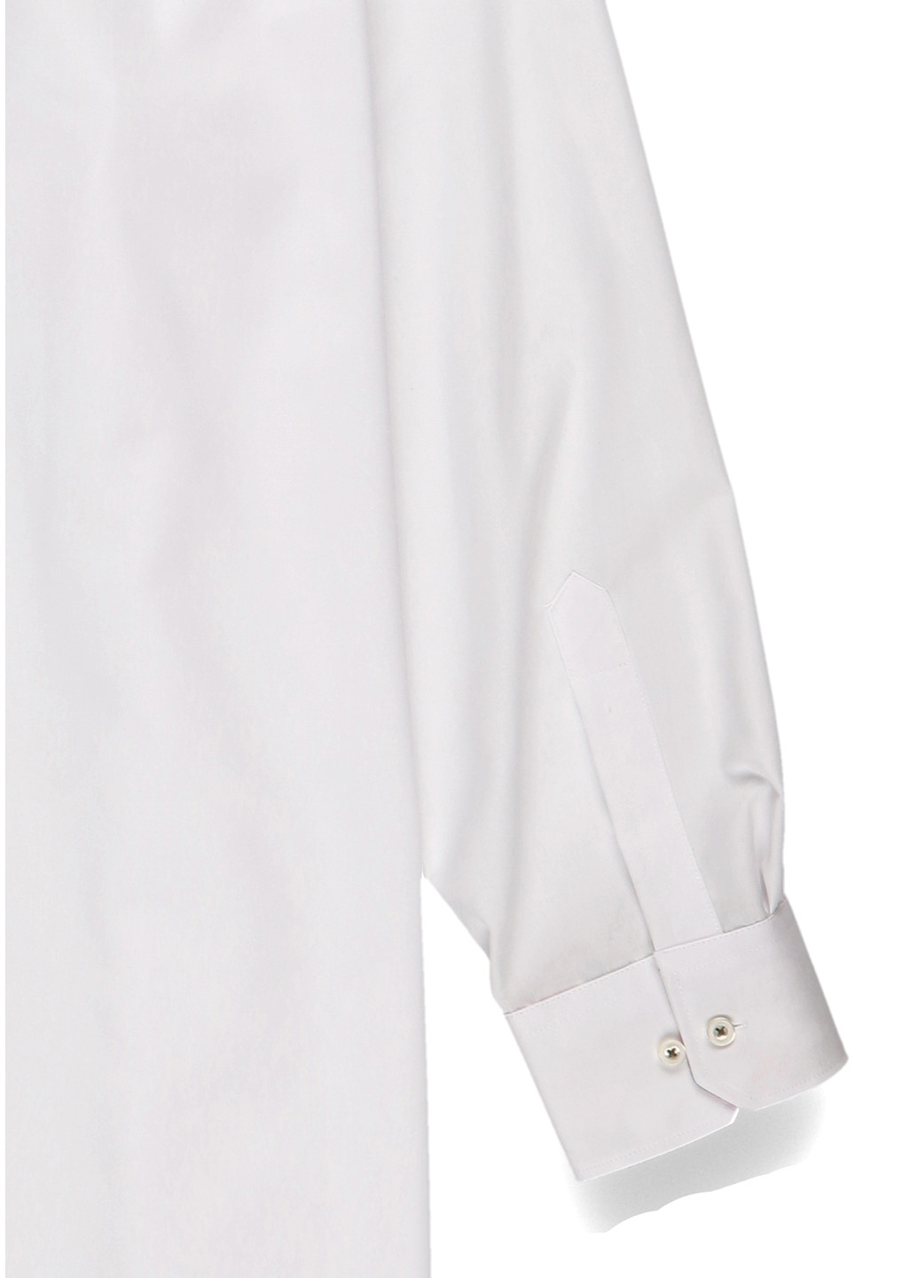 Белая кэжуал рубашка однотонная Eterna