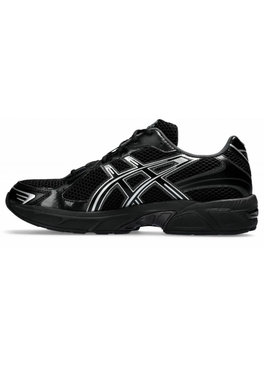 Чорні кросівки 1201a906-001 демісезон Asics Gel-1130 Black Pure Silver