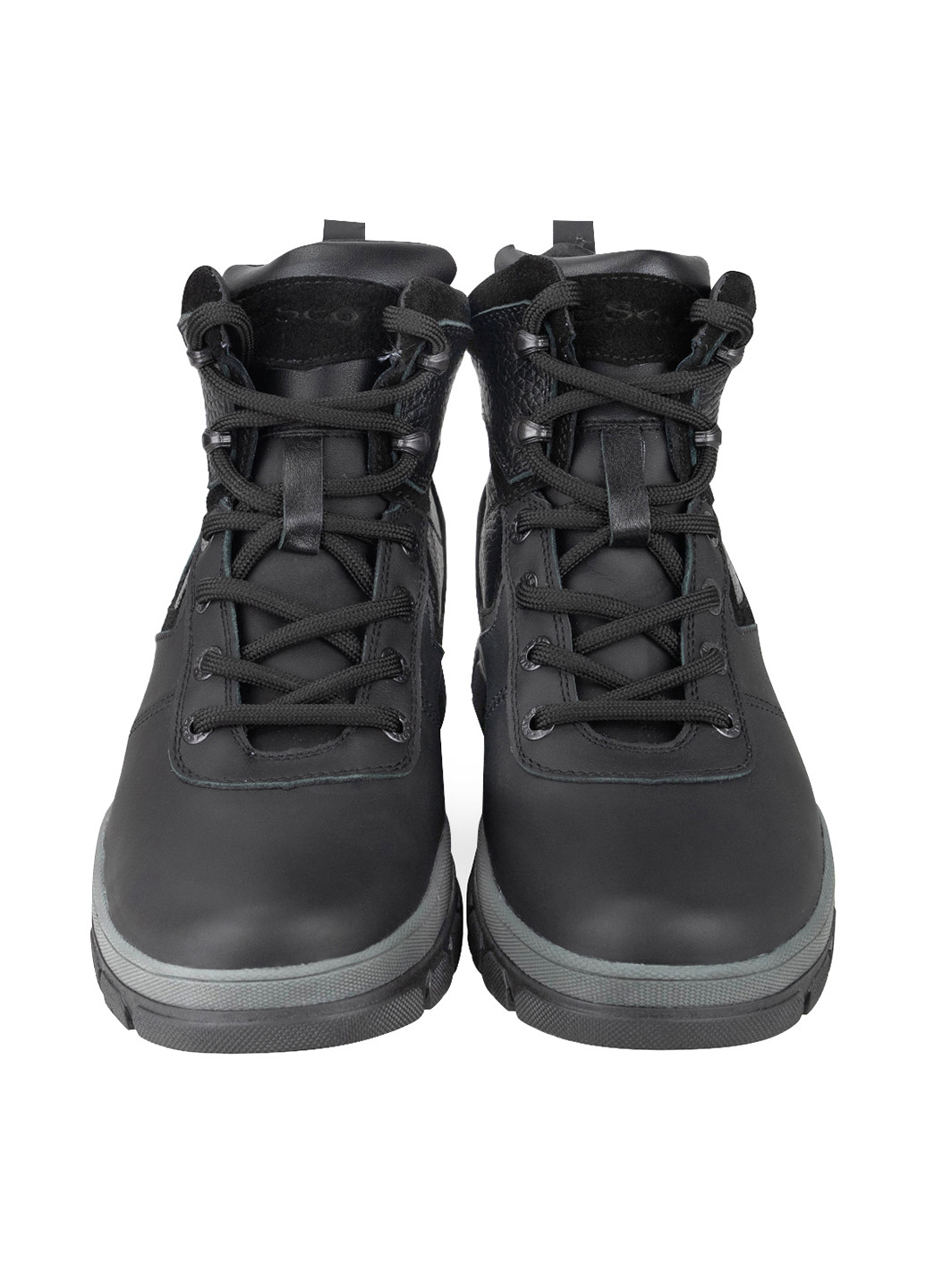 Черные зимние ботинки тимберленды Esco
