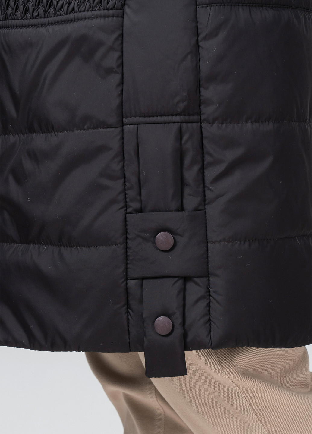 Чорне демісезонне Пальто A'll Posa