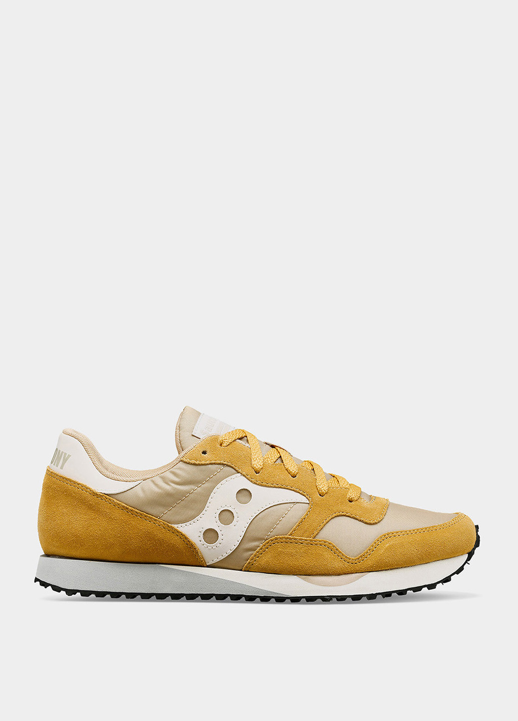 Горчичные всесезонные кроссовки Saucony DXN TRAINER