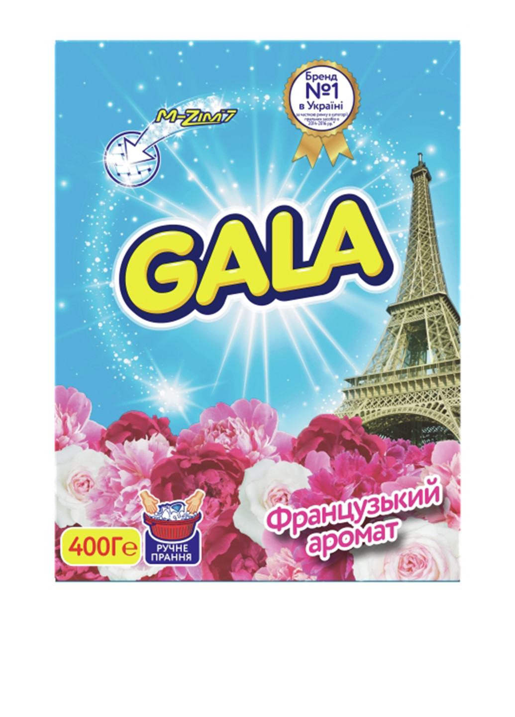 Порошок для для белых и цветных тканей Французский аромат, 400 г Gala (132543194)