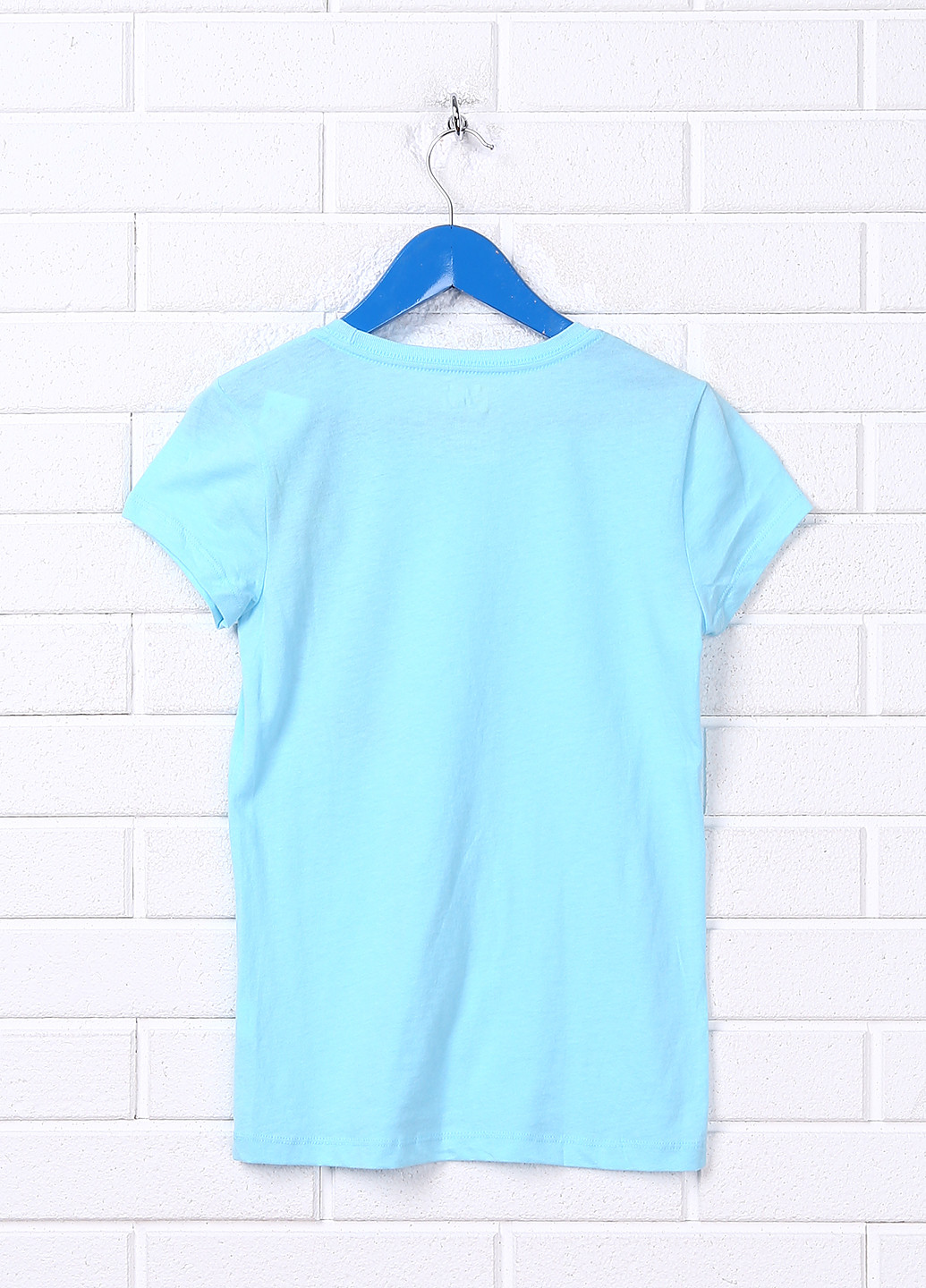 Голубая летняя футболка с коротким рукавом Aeropostale