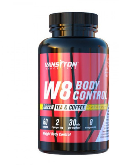 Жиросжигатель W8 Body Control 60 капсул Vansiton (254371872)