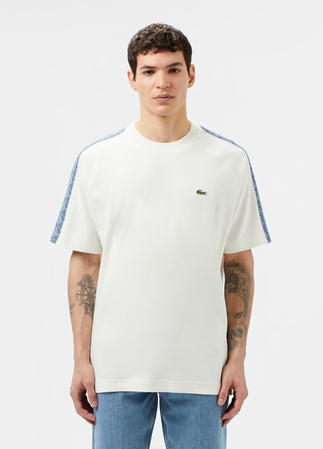 Біла футболка Lacoste