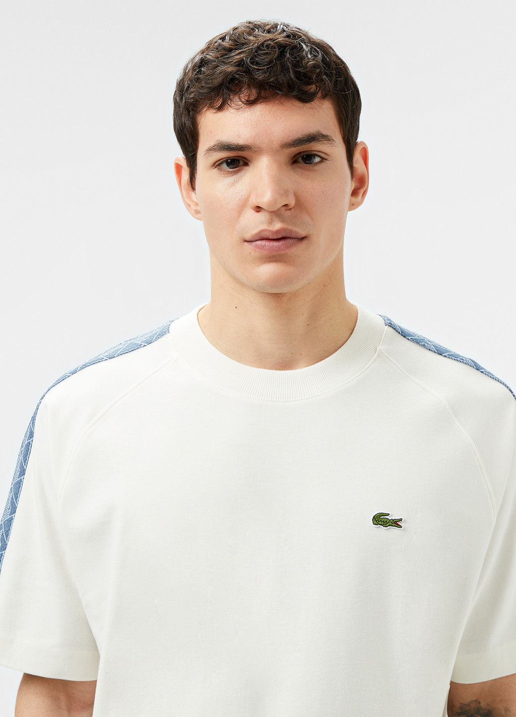 Біла футболка Lacoste