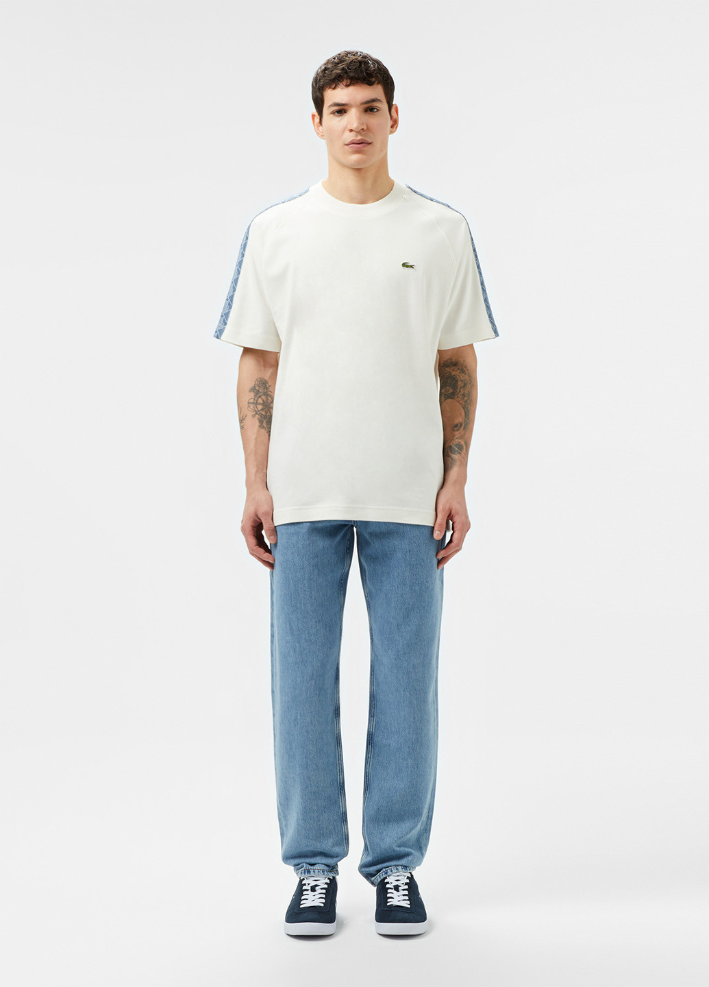 Біла футболка Lacoste