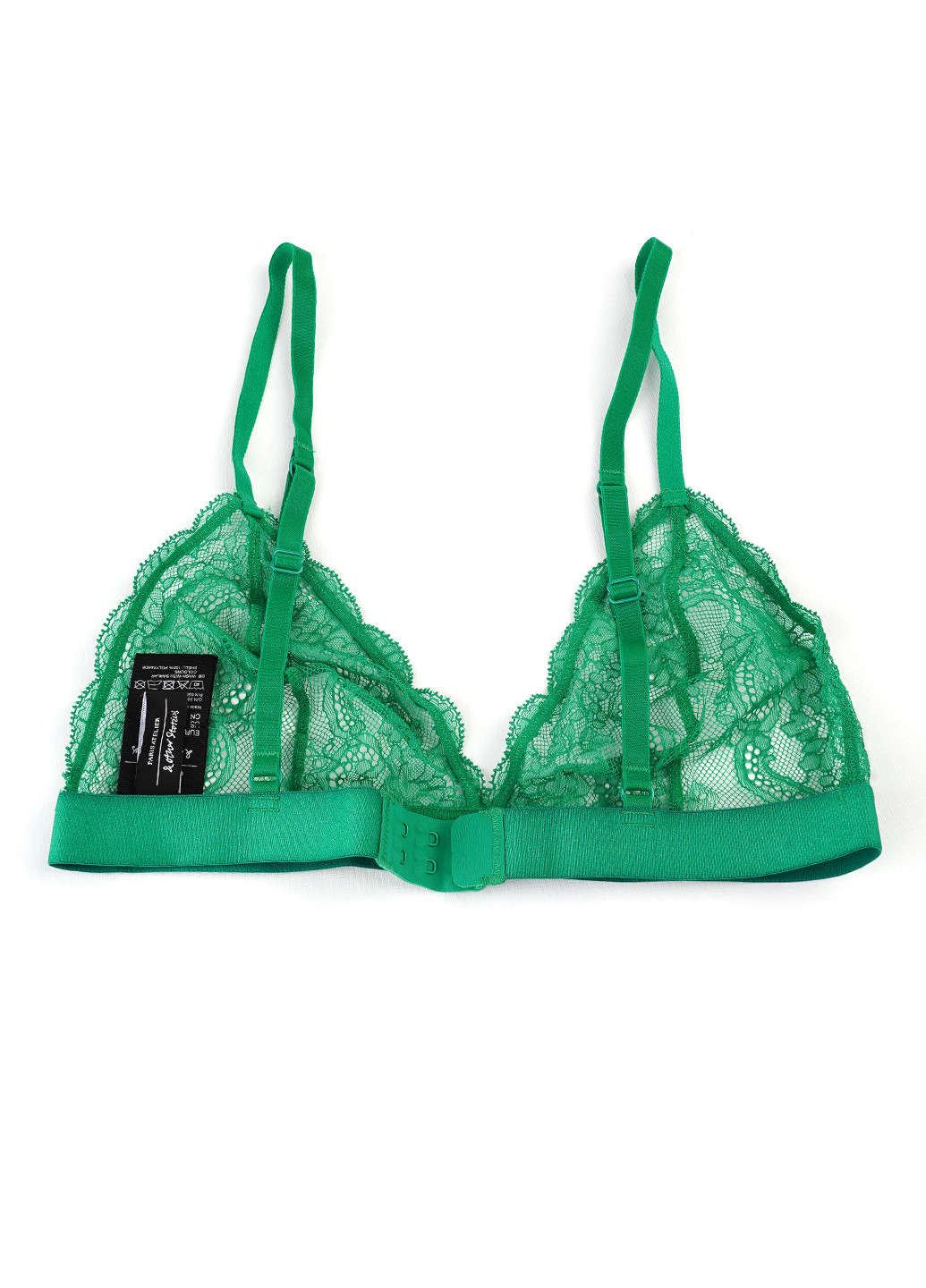 Зелений тріенджел бюстгальтер & Other Stories без кісточок поліамід