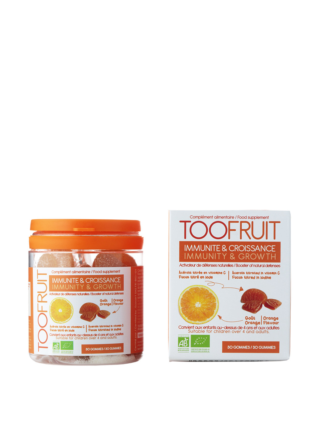 Витаминная добавка Иммунитет и рост (30 шт.) Toofruit (79586842)