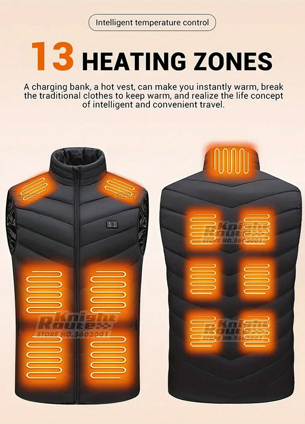 Жилет с подогревом SHEIN (343353472)