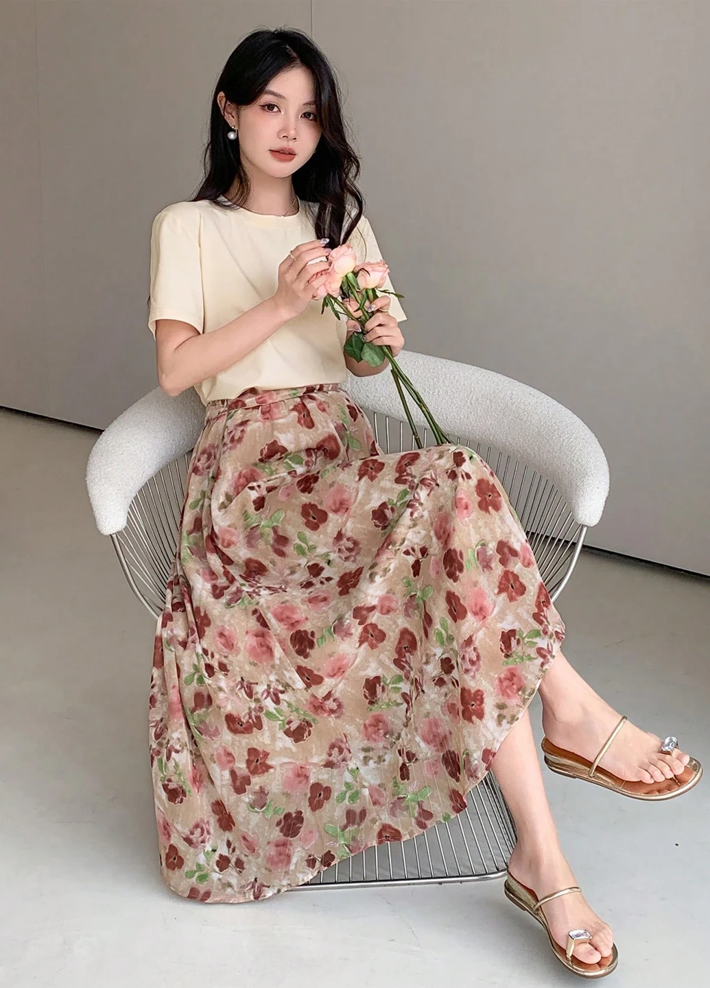 Костюм (футболка, спідниця) SHEIN (325400146)