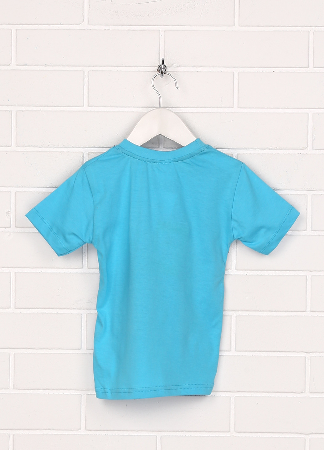 Голубая летняя футболка Babexi