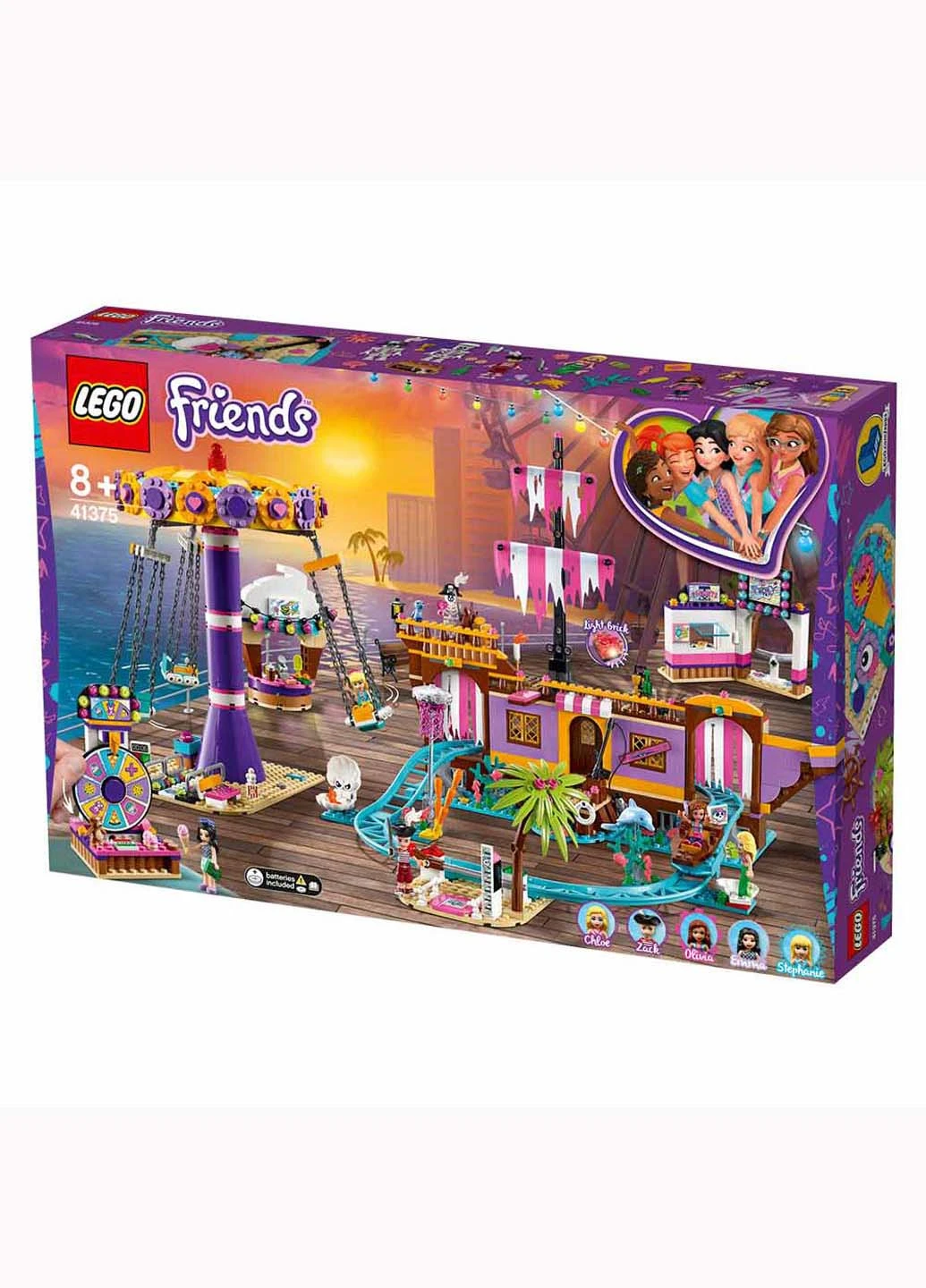 Конструктор Lego Friends Парк развлечений на набережной 1251 деталь (207383364)