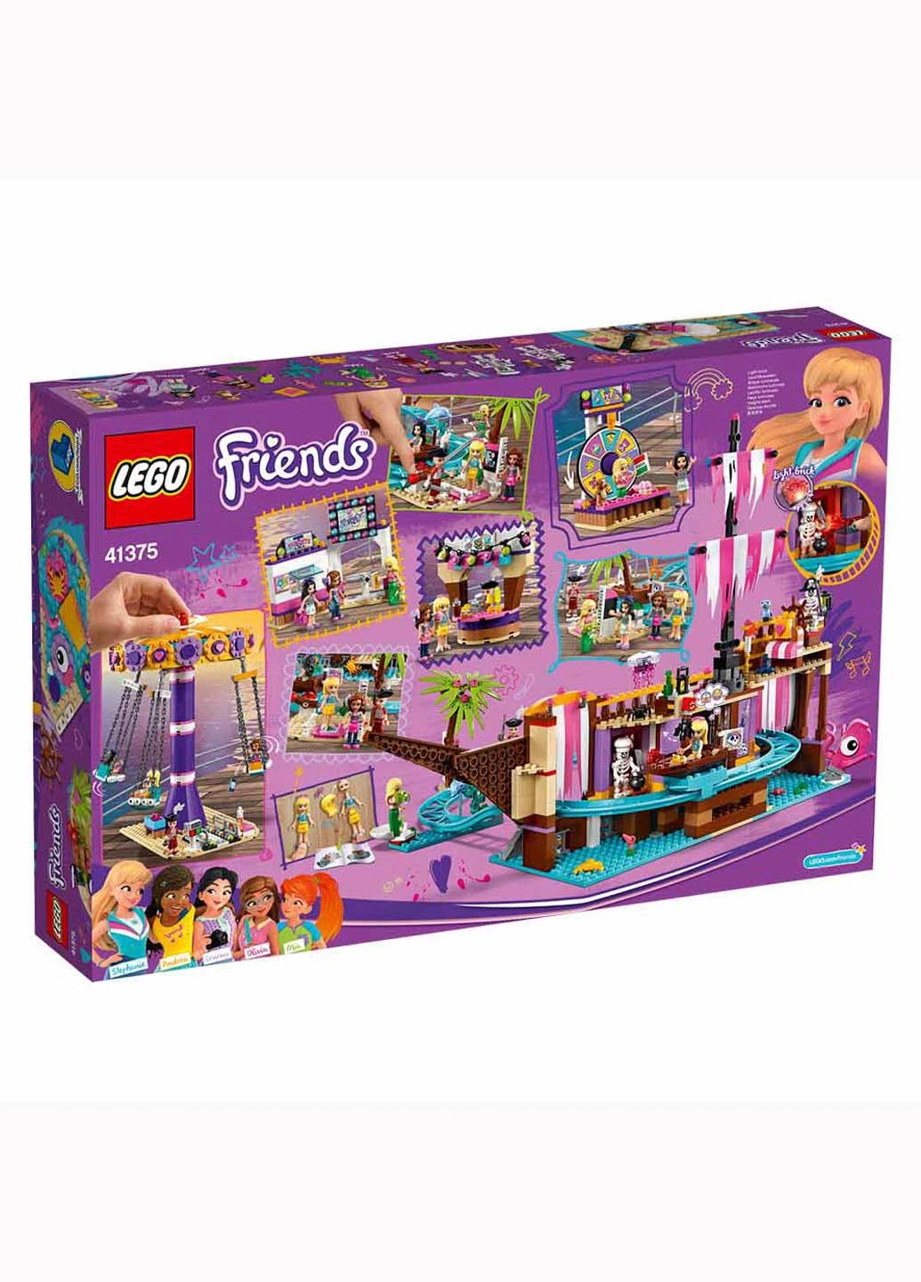 Конструктор Lego Friends Парк развлечений на набережной 1251 деталь (207383364)