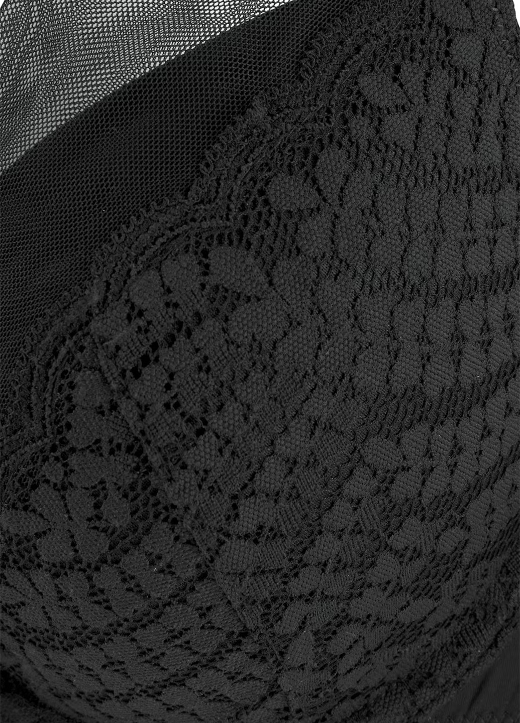 Чёрный бюстгальтер Lascana с косточками полиамид, микрофибра
