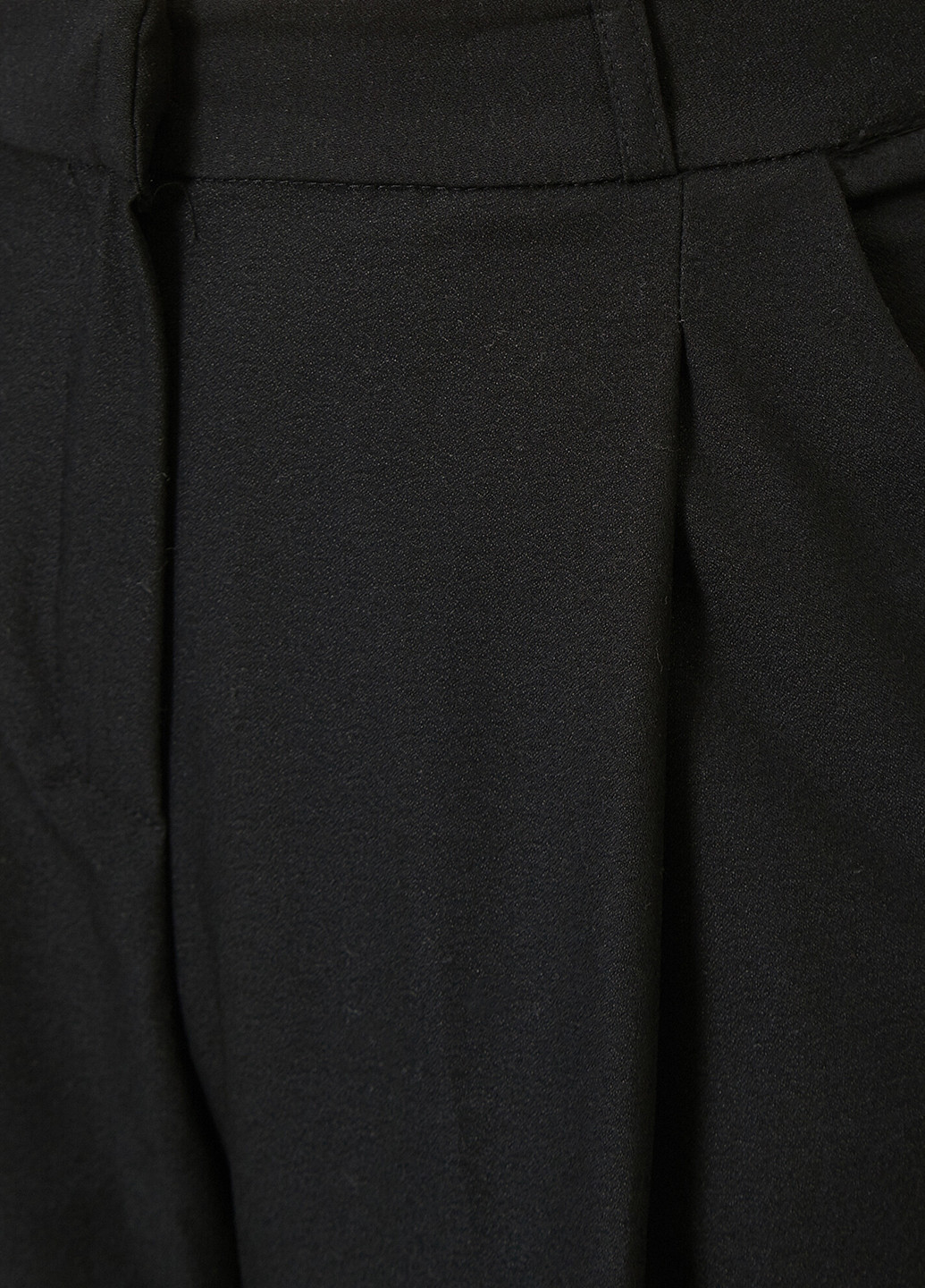 Черные кэжуал демисезонные палаццо брюки KOTON