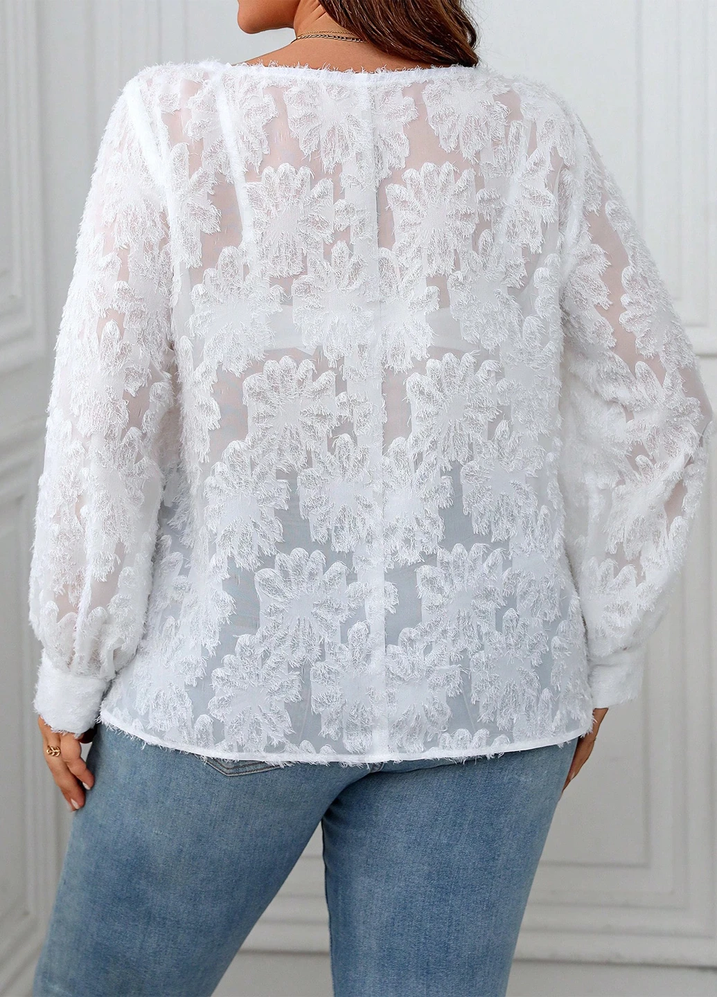 Белая блуза SHEIN