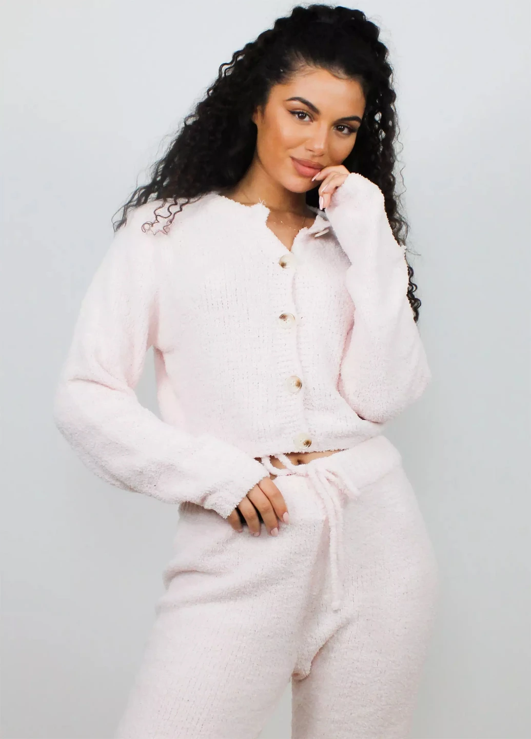Розовый демисезонный кардиган Missguided