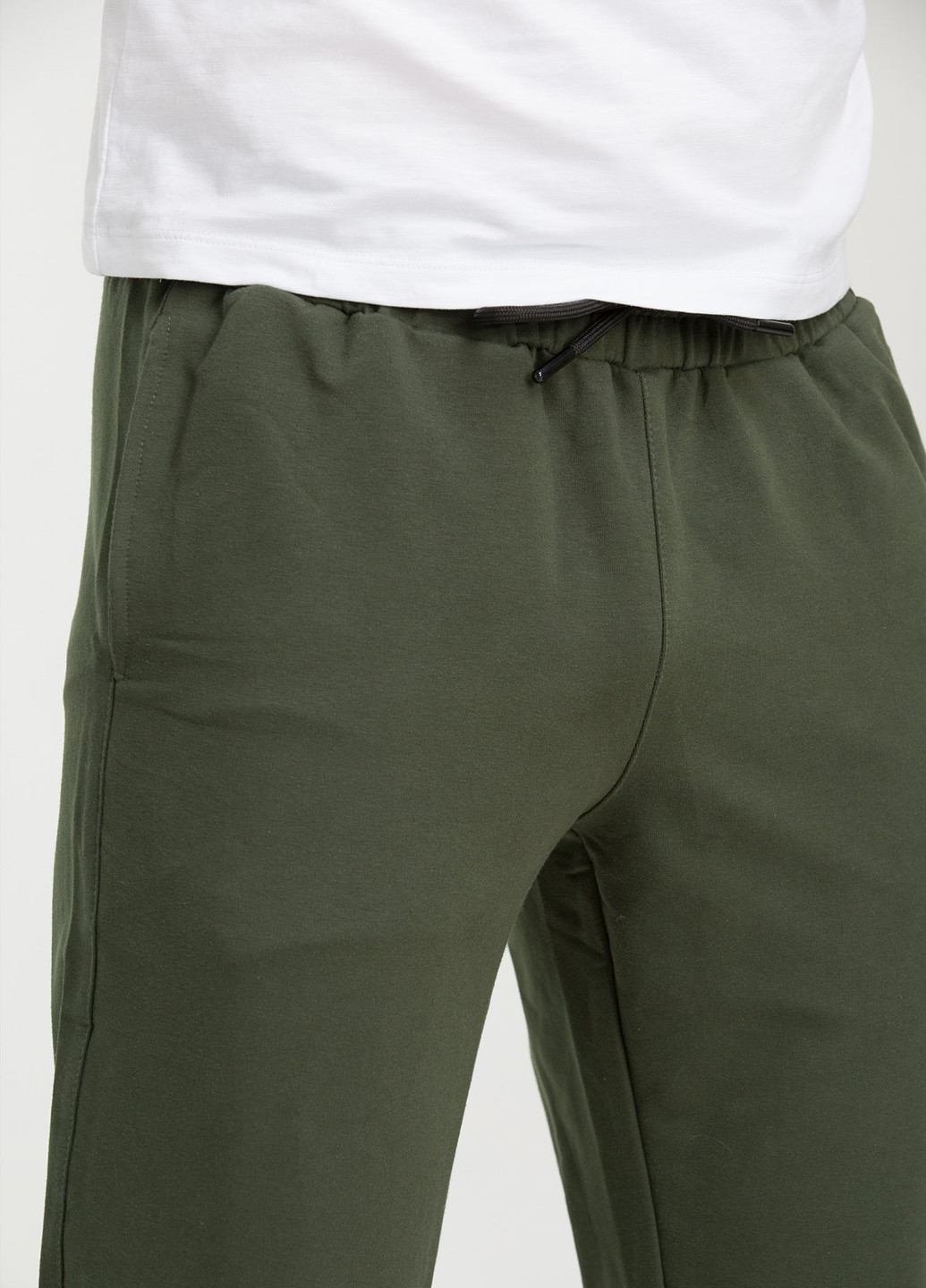 Хаки спортивные демисезонные джоггеры брюки Trend Collection