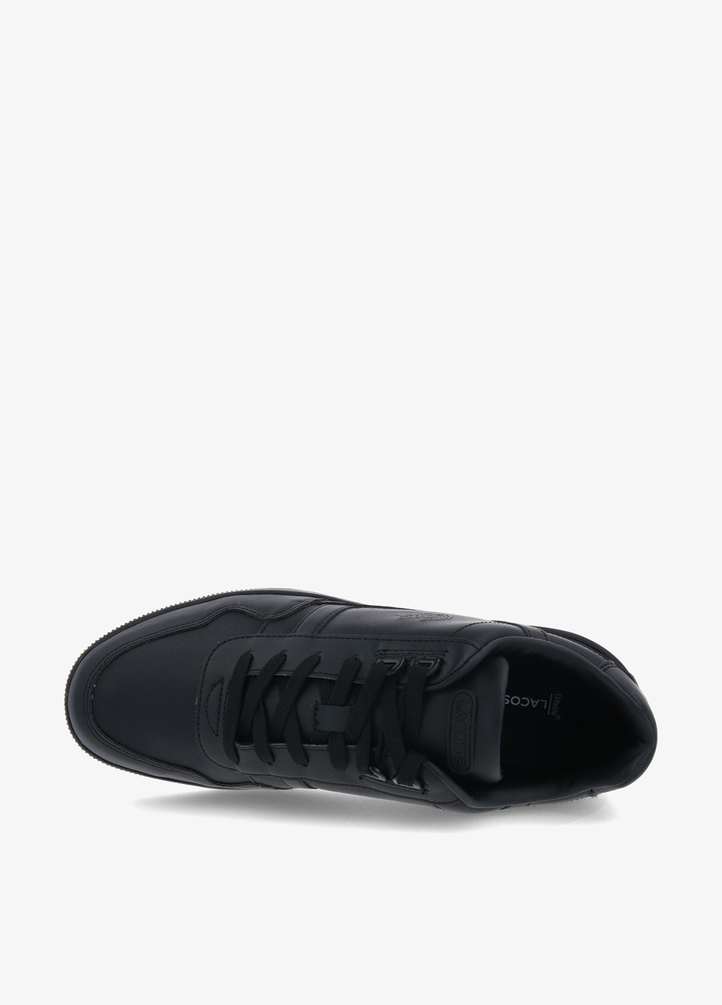 Черные демисезонные кроссовки Lacoste T-CLIP