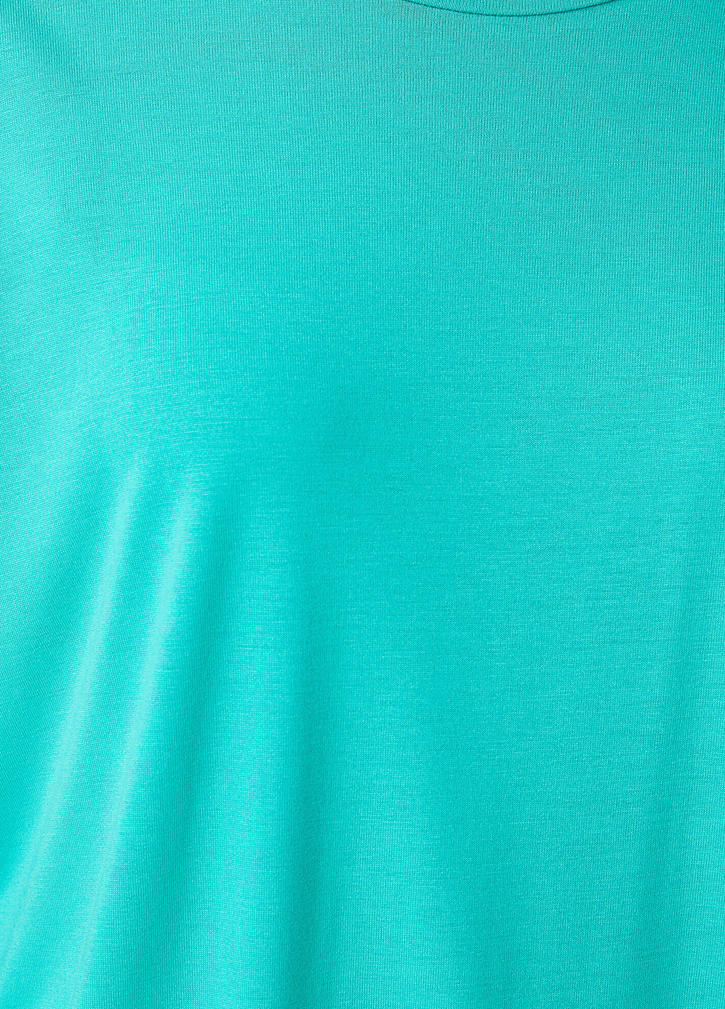 Светло-бирюзовая летняя футболка KOTON