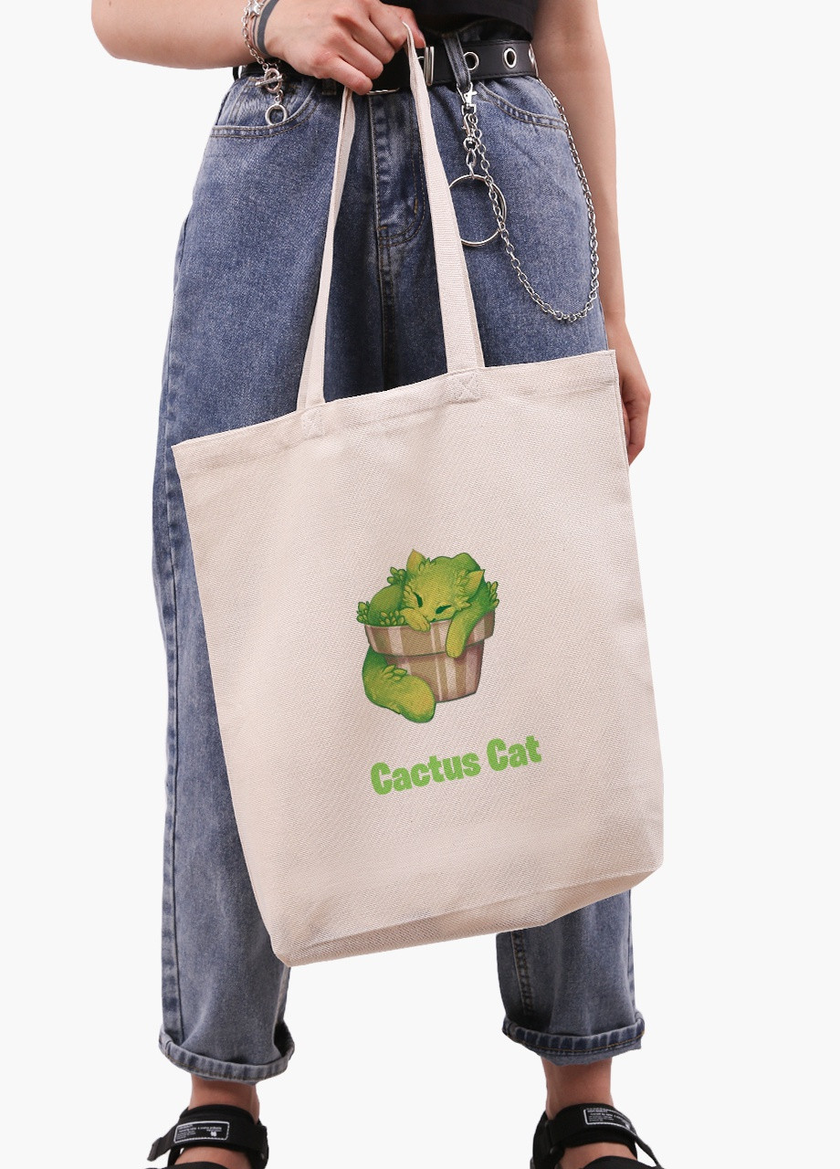 Эко сумка шоппер белая Экология (Ecology) (9227-1335-WTD) Еко сумка шоппер біла 41*39*8 см MobiPrint (215943747)