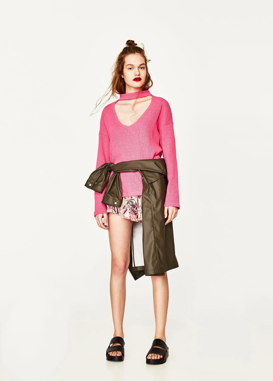 Кофта,рожевий, Zara (255192858)