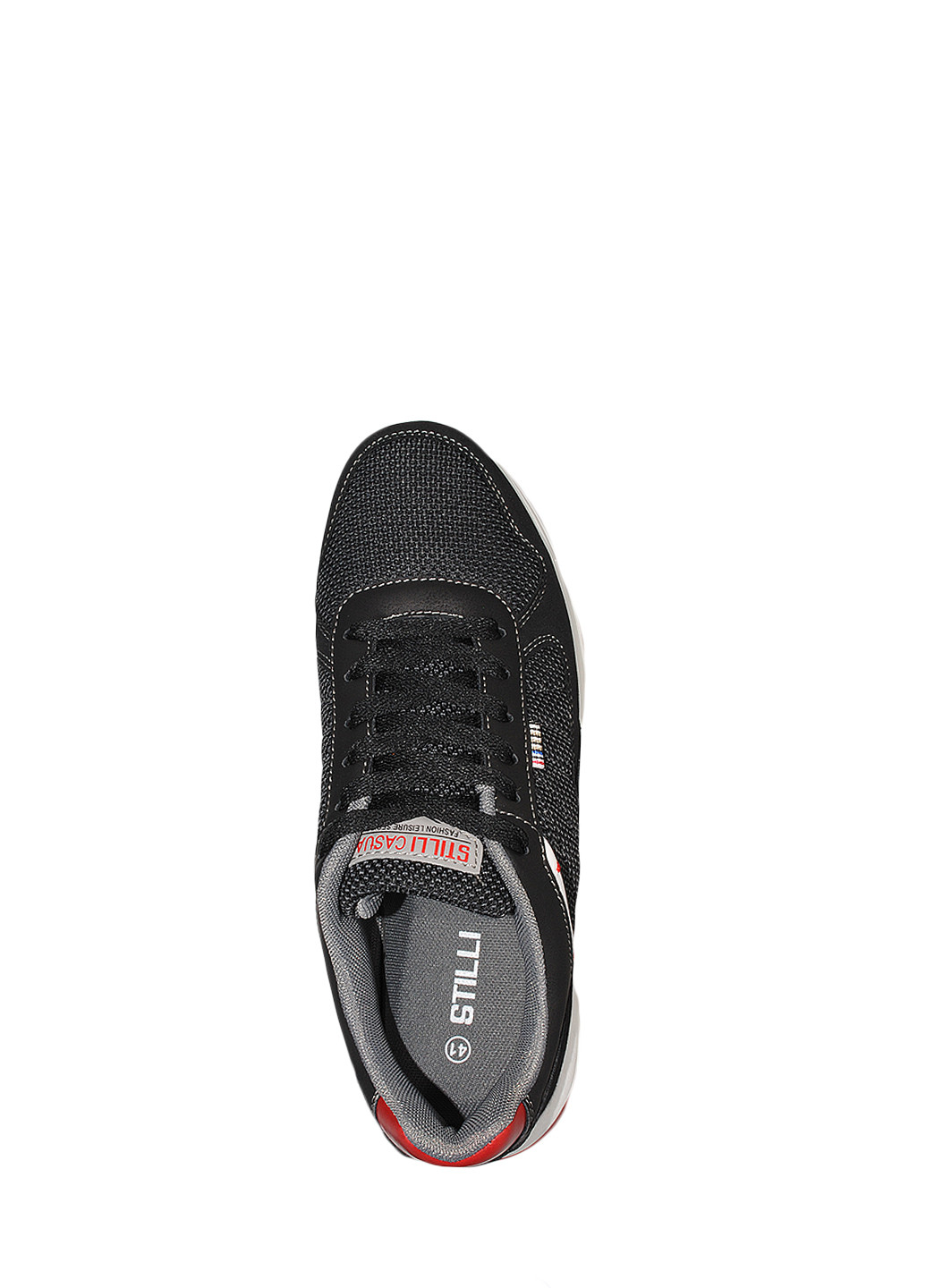 Черные демисезонные кроссовки sk1281-2 black Stilli