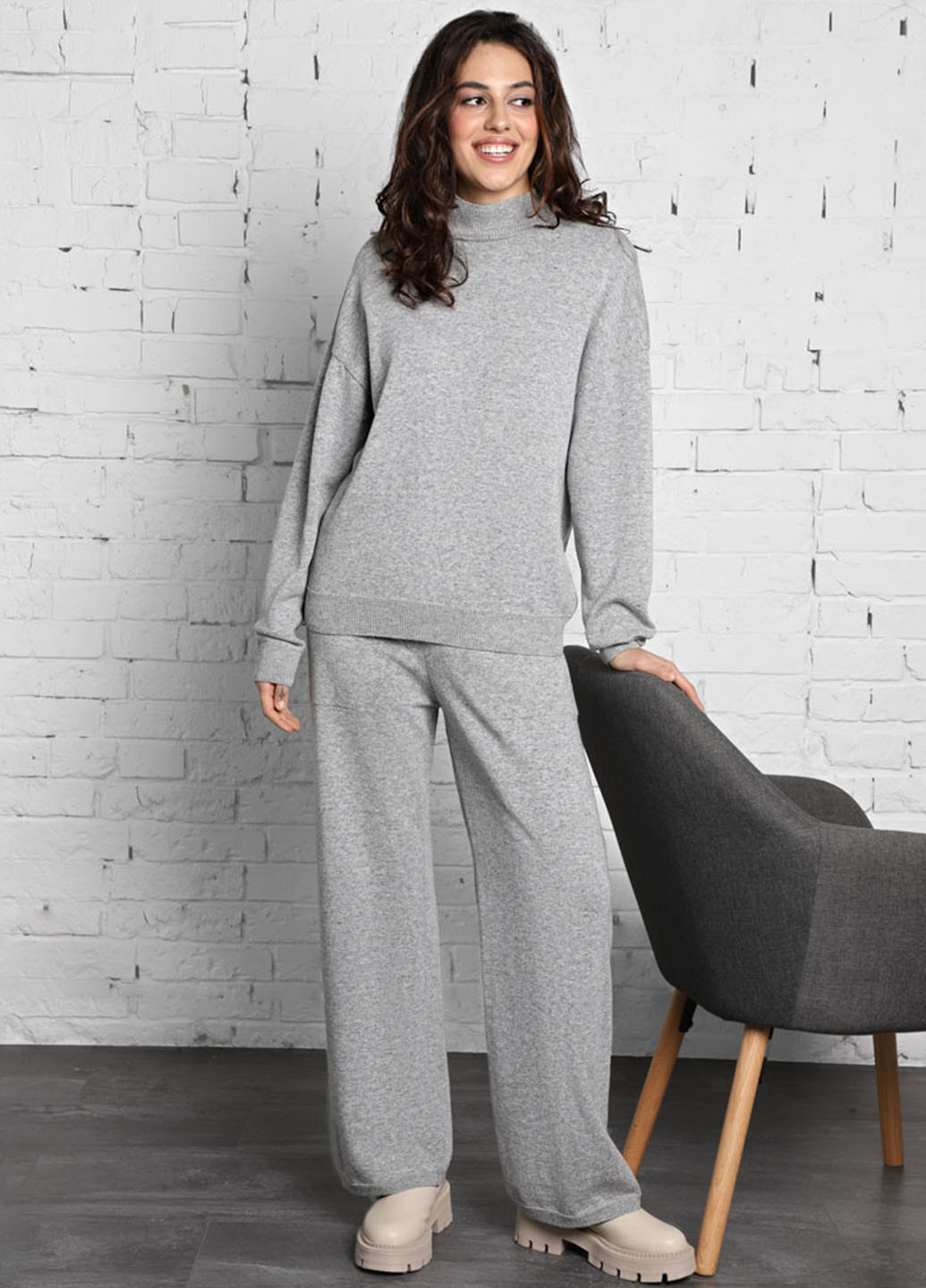 Світло-сірий демісезонний джемпер джемпер Promin